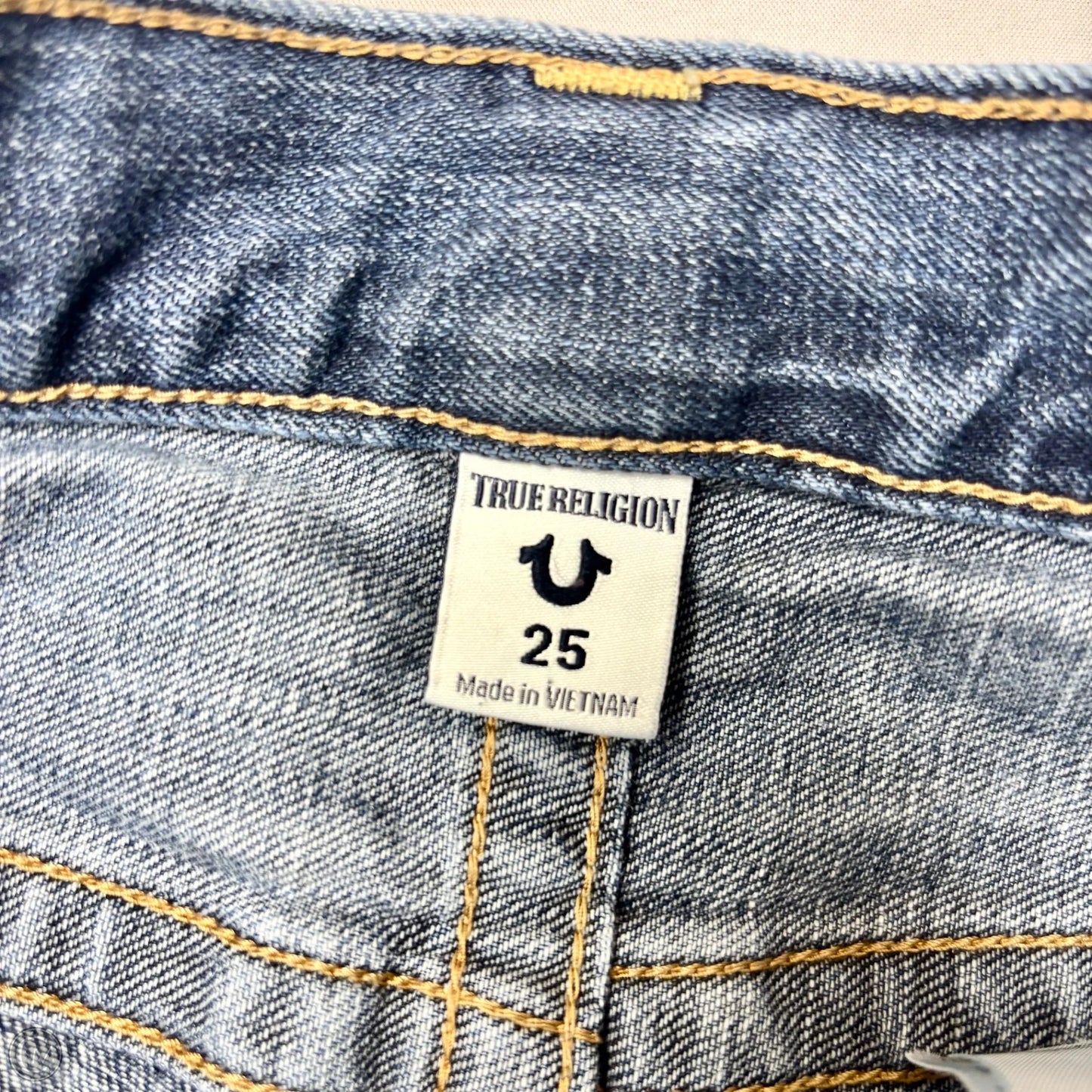 Shorts By True Religion In Blue Denim, Size: 2