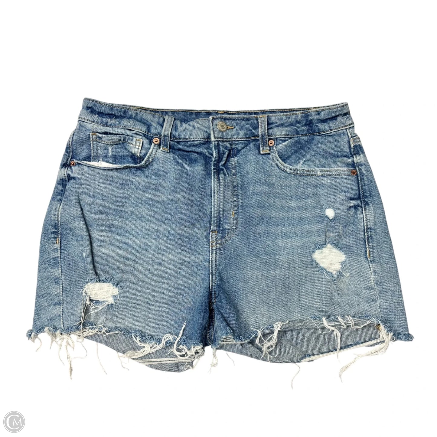 Shorts By Old Navy In Blue Denim, Size: 12