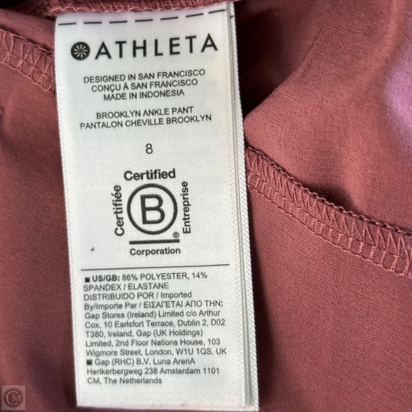 Athletic Pants By Athleta In Purple, Size: M
