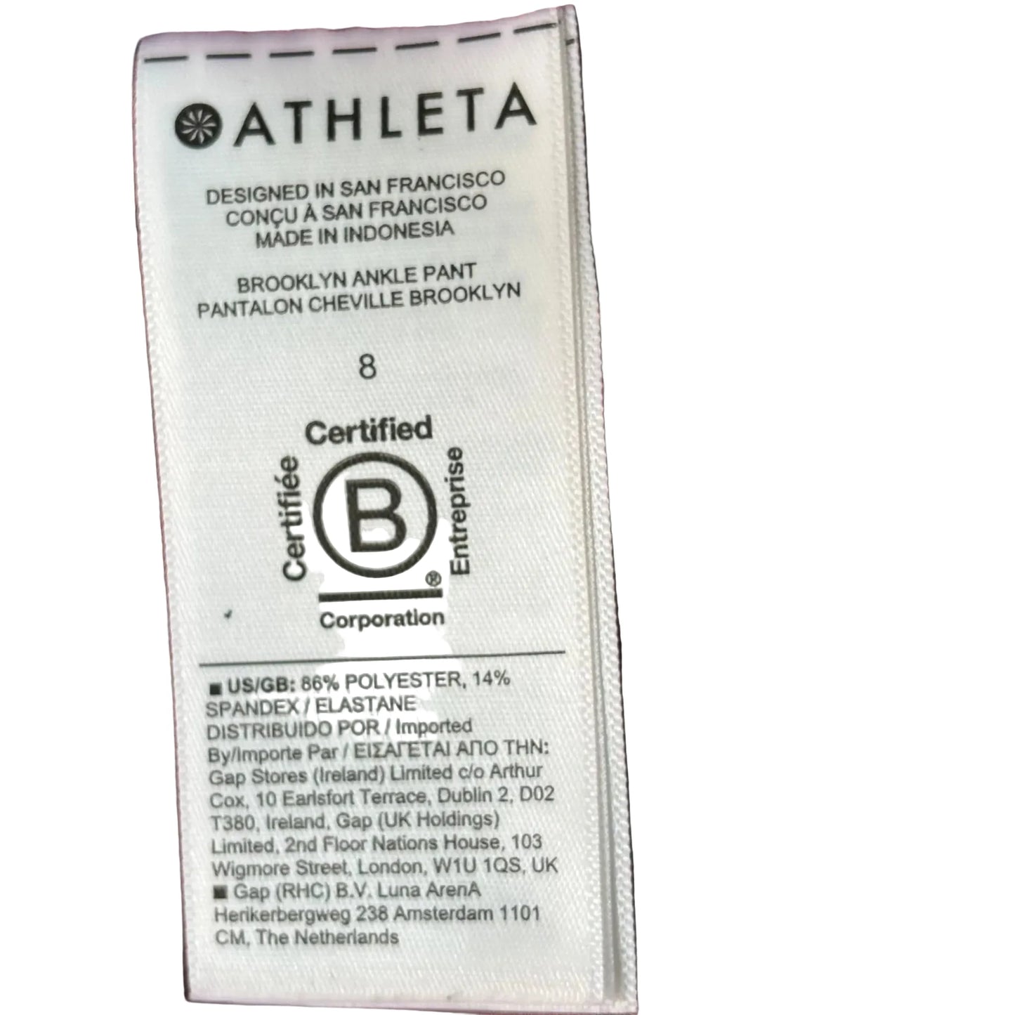 Athletic Pants By Athleta In Navy, Size: M