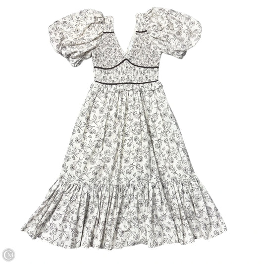 Dress Casual Maxi By Style And Co Collection Women In Brown & White, Size: S