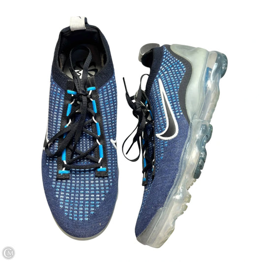 Shoes Athletic By Nike In Black & Blue, Size: 9