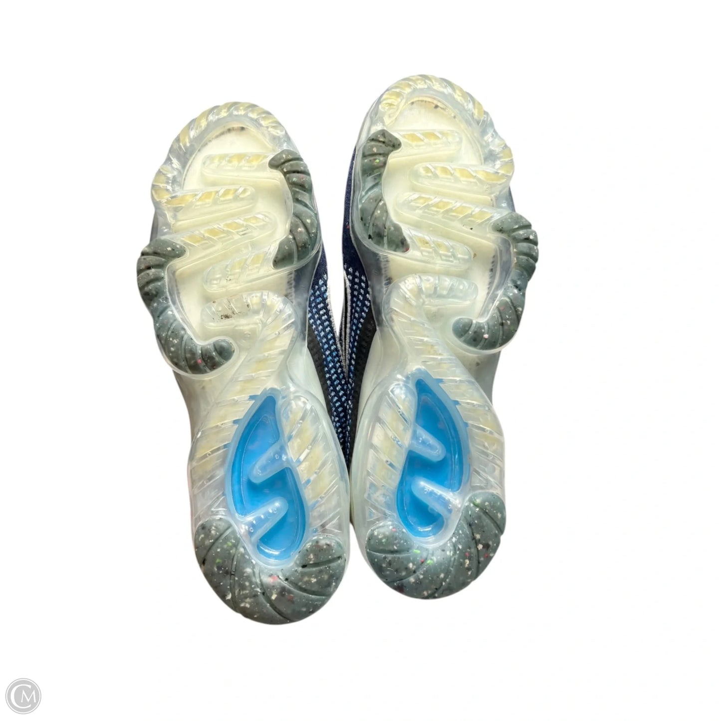 Shoes Athletic By Nike In Black & Blue, Size: 9