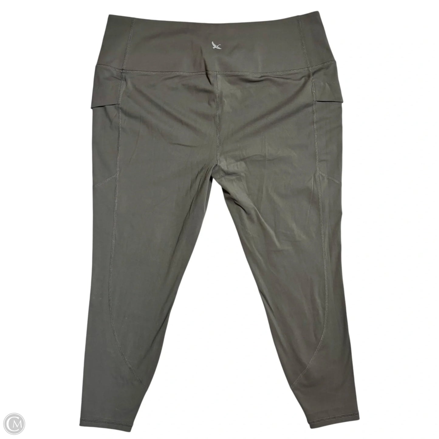 Athletic Capris By Eddie Bauer In Grey, Size: 2x
