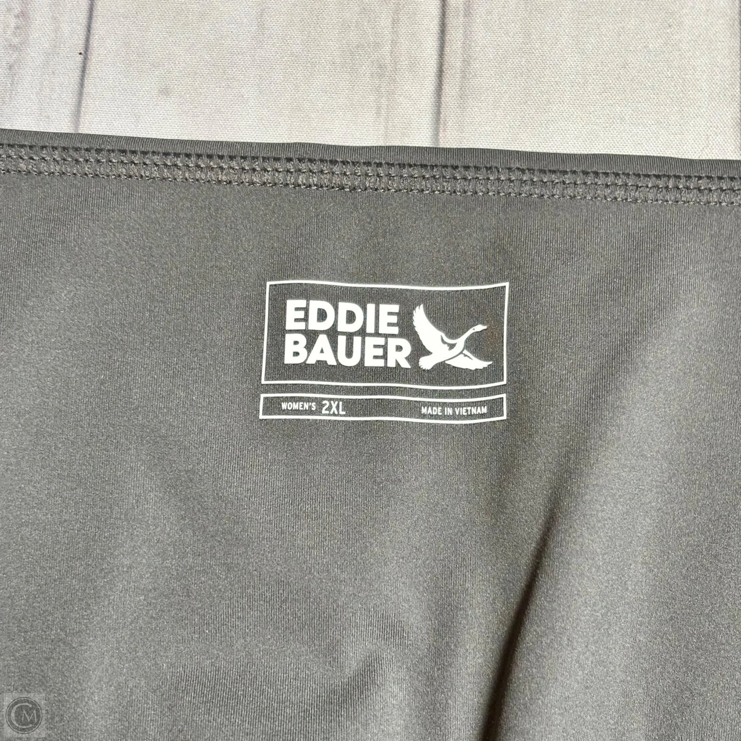 Athletic Capris By Eddie Bauer In Grey, Size: 2x