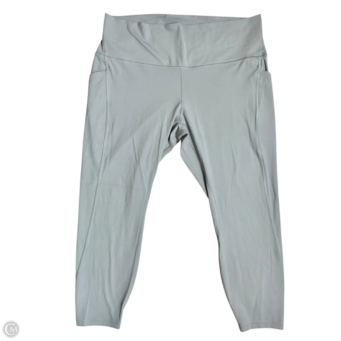Athletic Leggings By Lululemon In Blue, Size: 1x