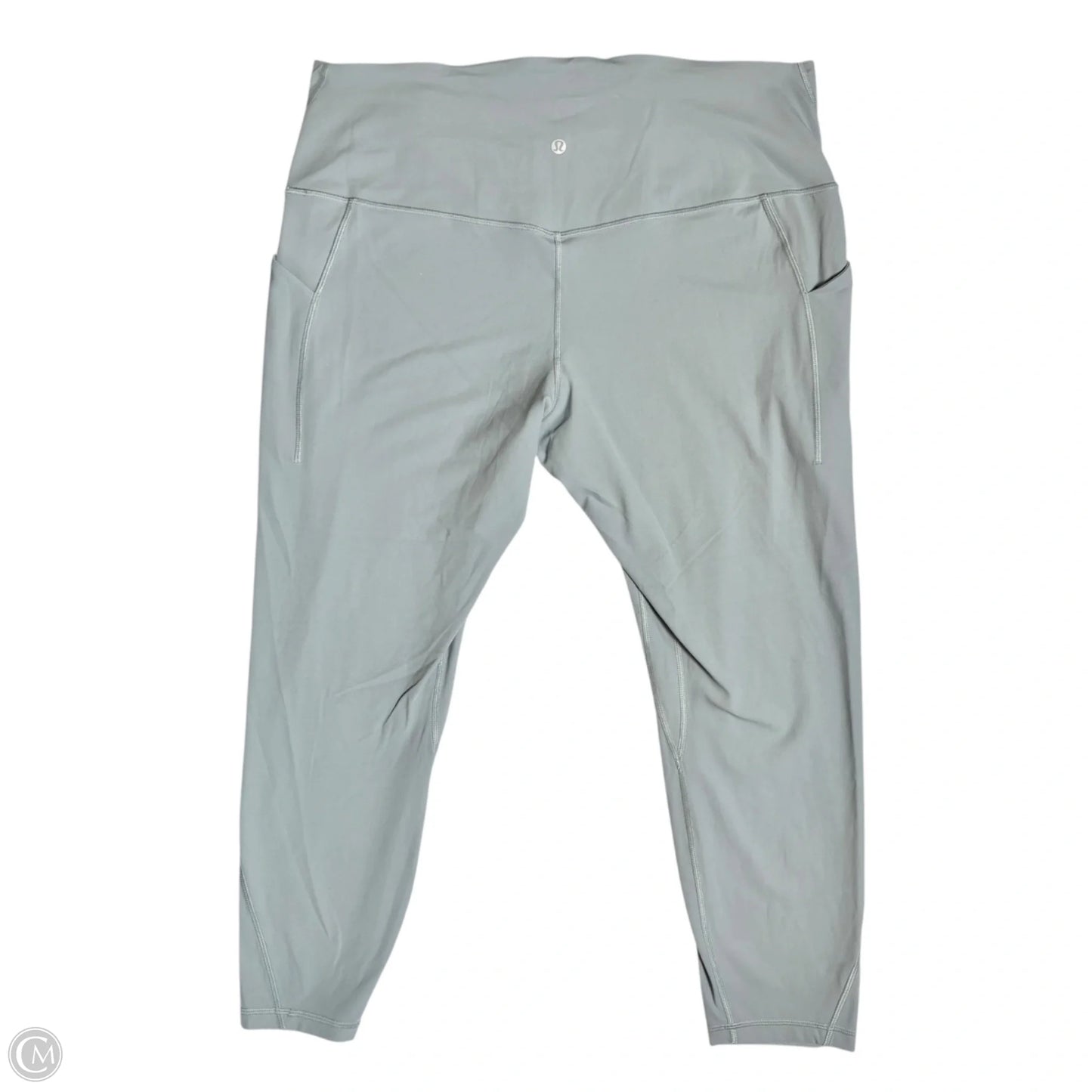 Athletic Leggings By Lululemon In Blue, Size: 1x