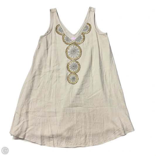 Dress Designer By Lilly Pulitzer In Tan, Size: S