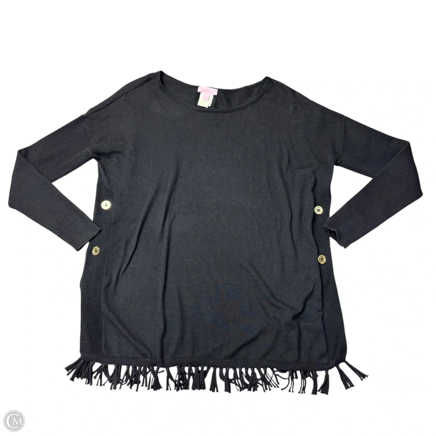 Top Long Sleeve Designer By Lilly Pulitzer In Grey, Size: S