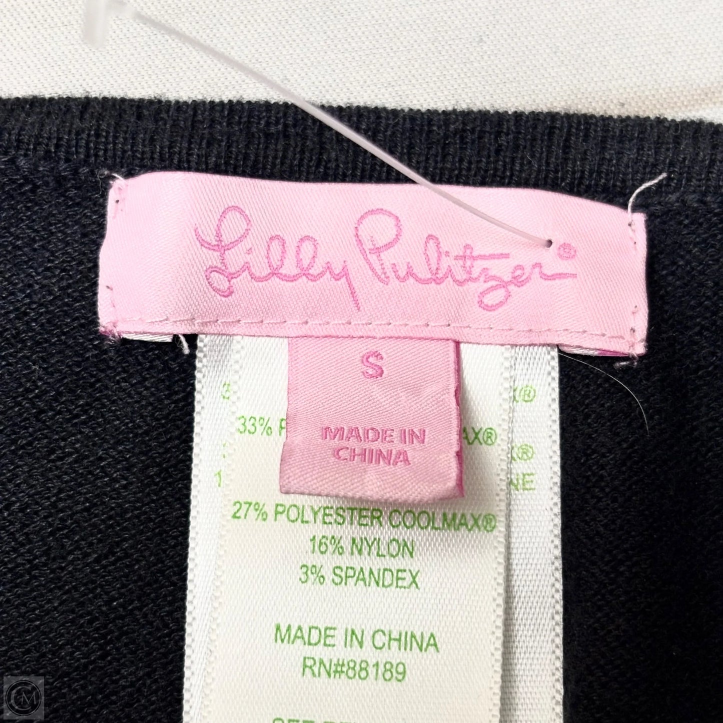 Top Long Sleeve Designer By Lilly Pulitzer In Grey, Size: S