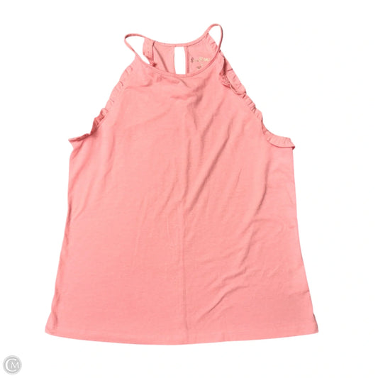 Top Sleeveless Designer By Lilly Pulitzer In Pink, Size: M