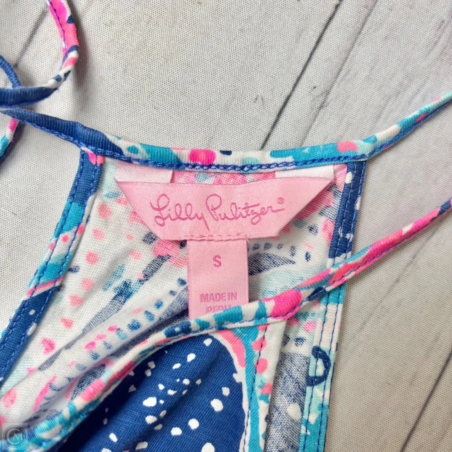 Dress Designer By Lilly Pulitzer In Blue & Pink, Size: S