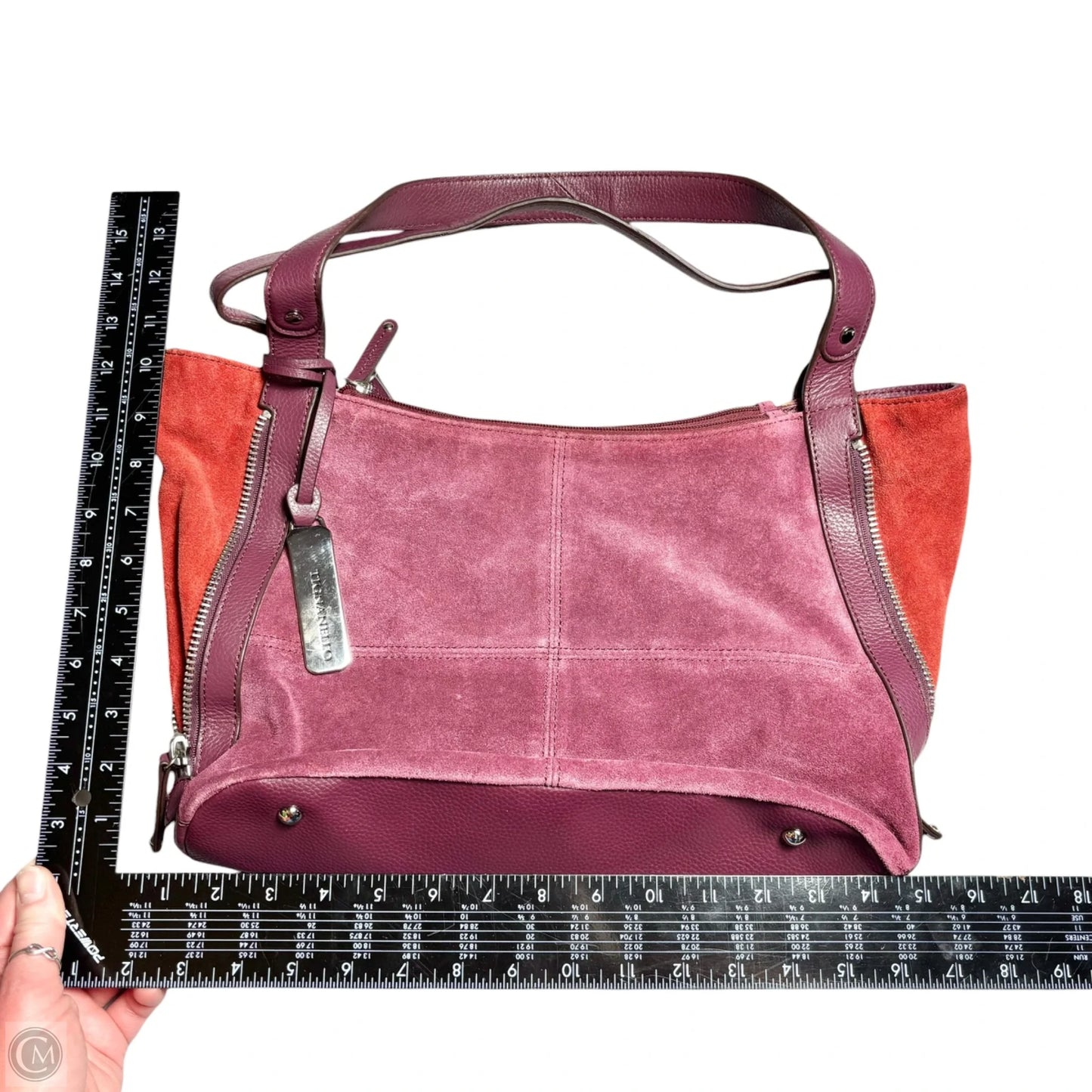 Handbag Leather By Tignanello  Purses, Size: Large