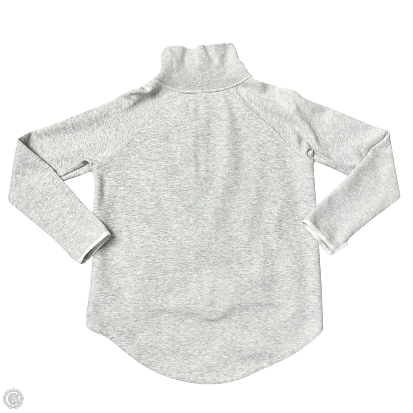 Athletic Jacket By Nike Apparel In Grey, Size: L