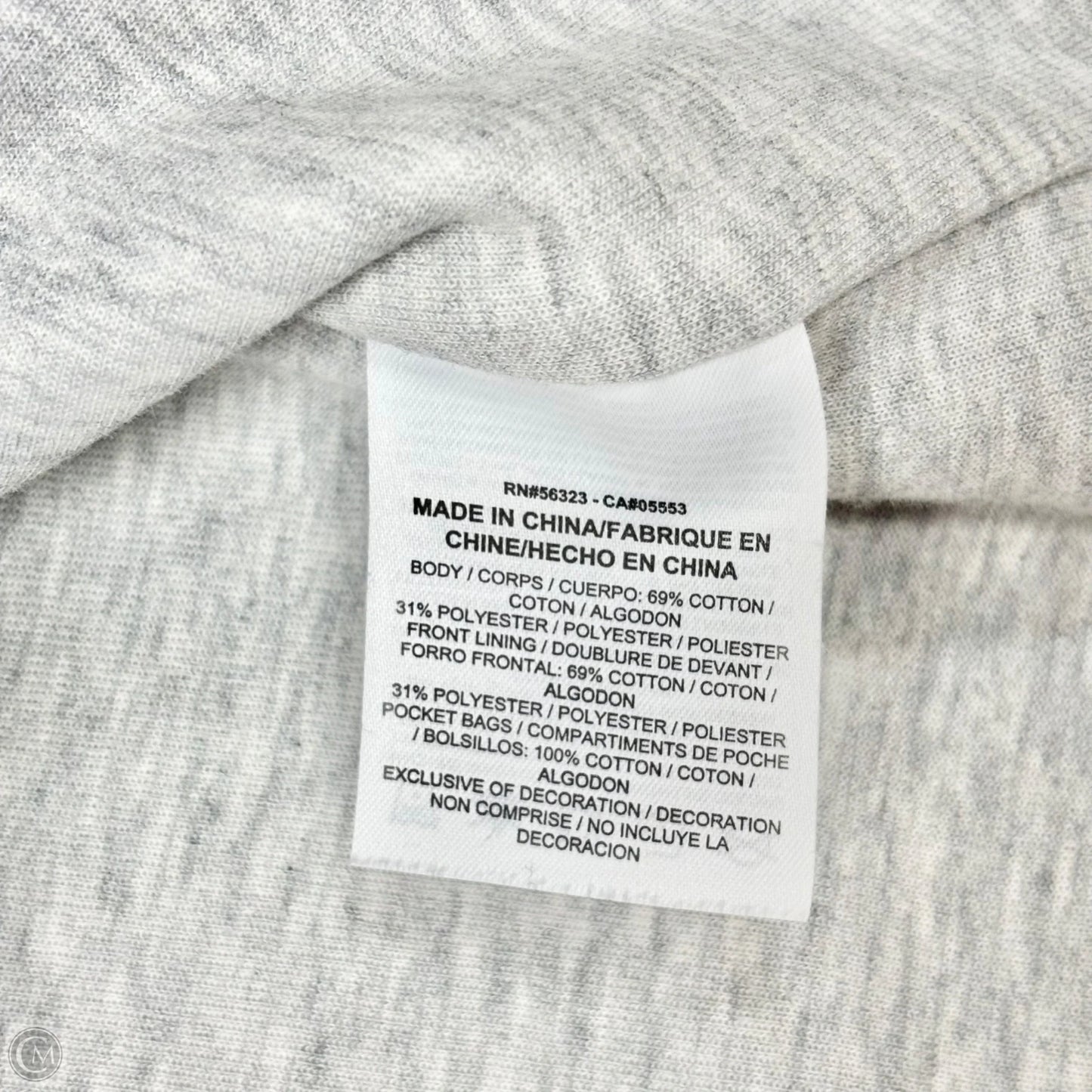 Athletic Jacket By Nike Apparel In Grey, Size: L