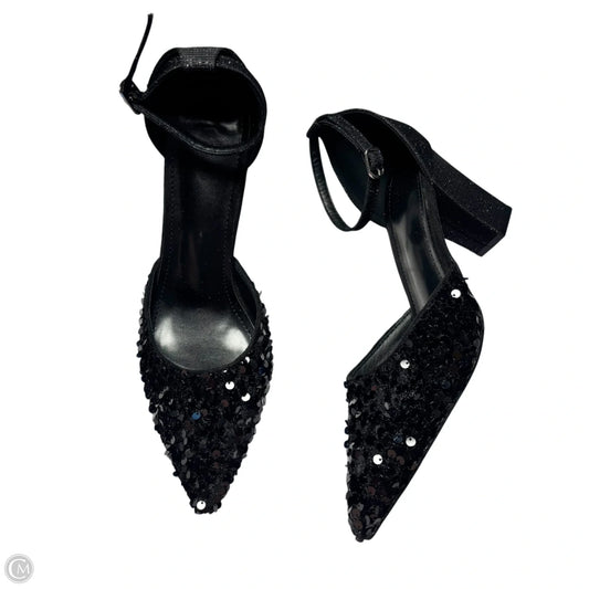 Shoes Heels Kitten In Black, Size: 8.5