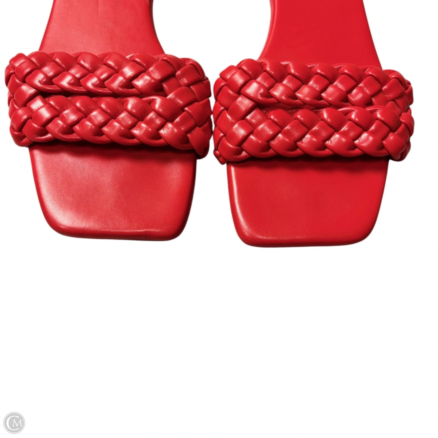 Sandals Flats By Journee In Red, Size: 7