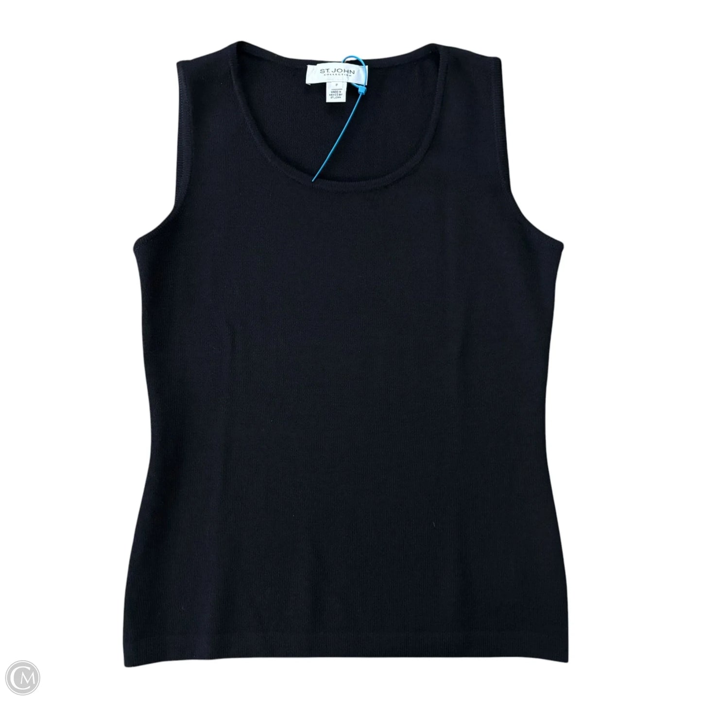 Top Sleeveless Luxury Designer By St John Collection In Black, Size: Sp