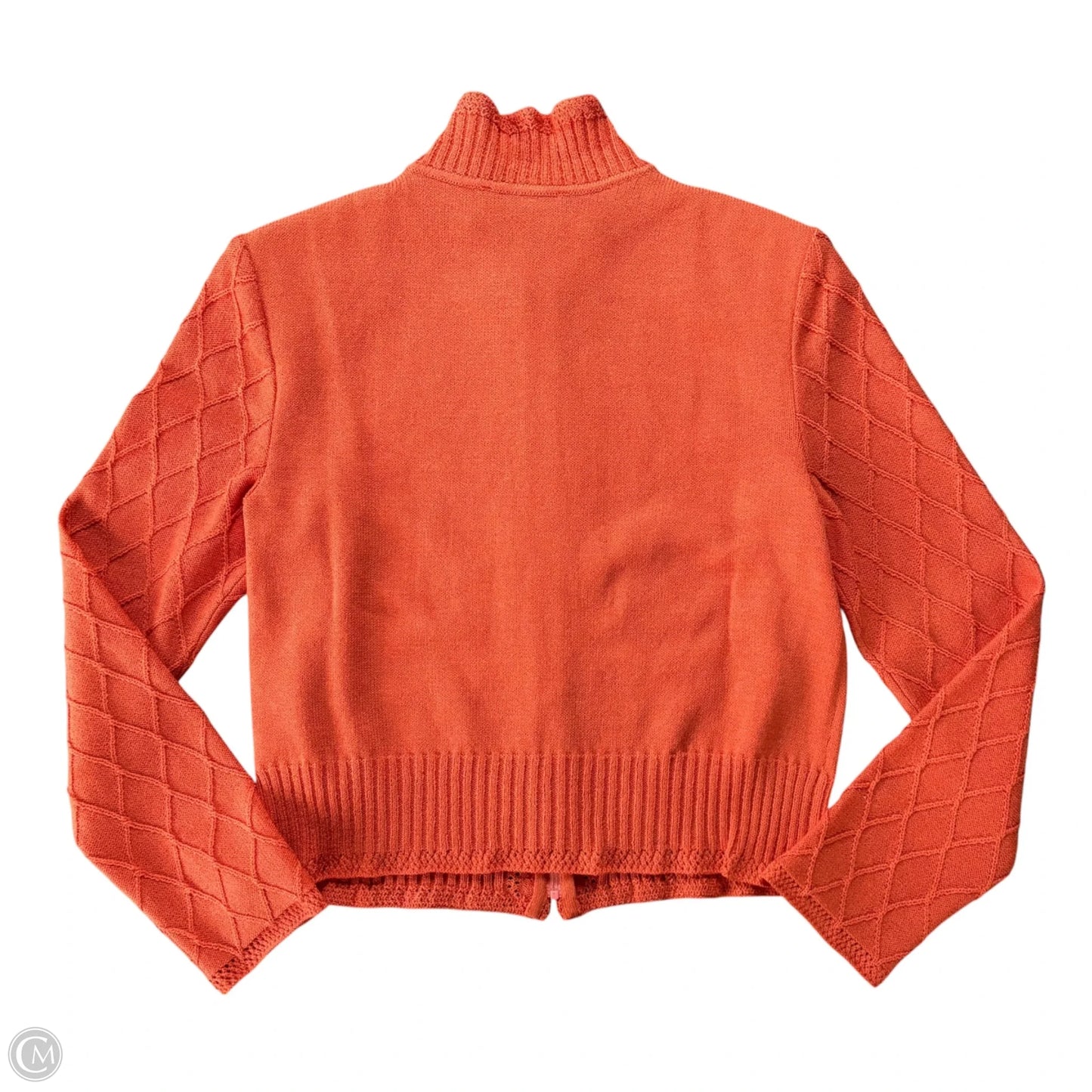 Jacket Luxury Designer By St John Collection In Orange, Size: M