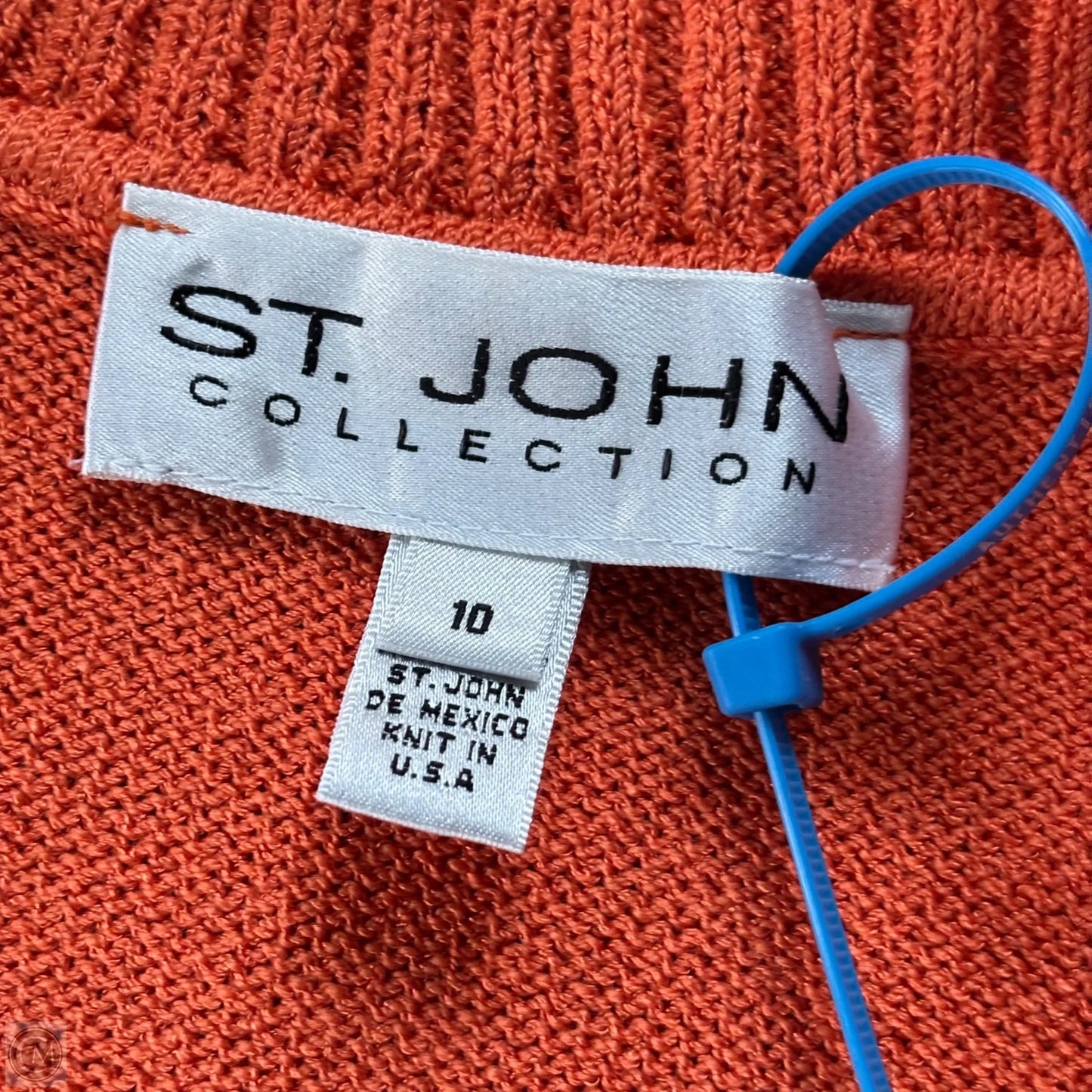 Jacket Luxury Designer By St John Collection In Orange, Size: M