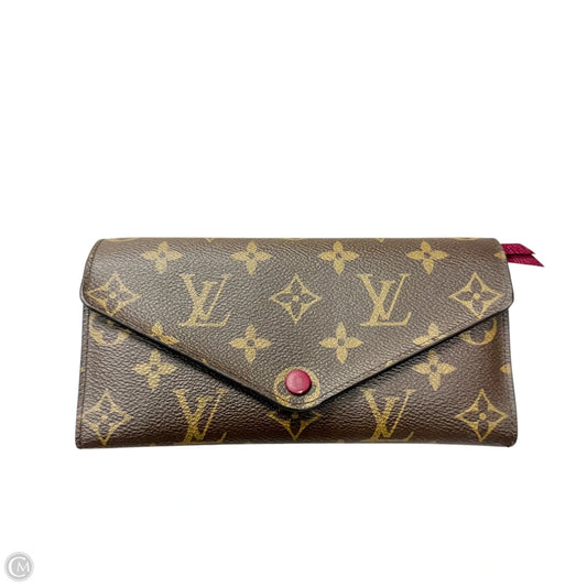 Wallet Luxury Designer By Louis Vuitton, Size: Medium