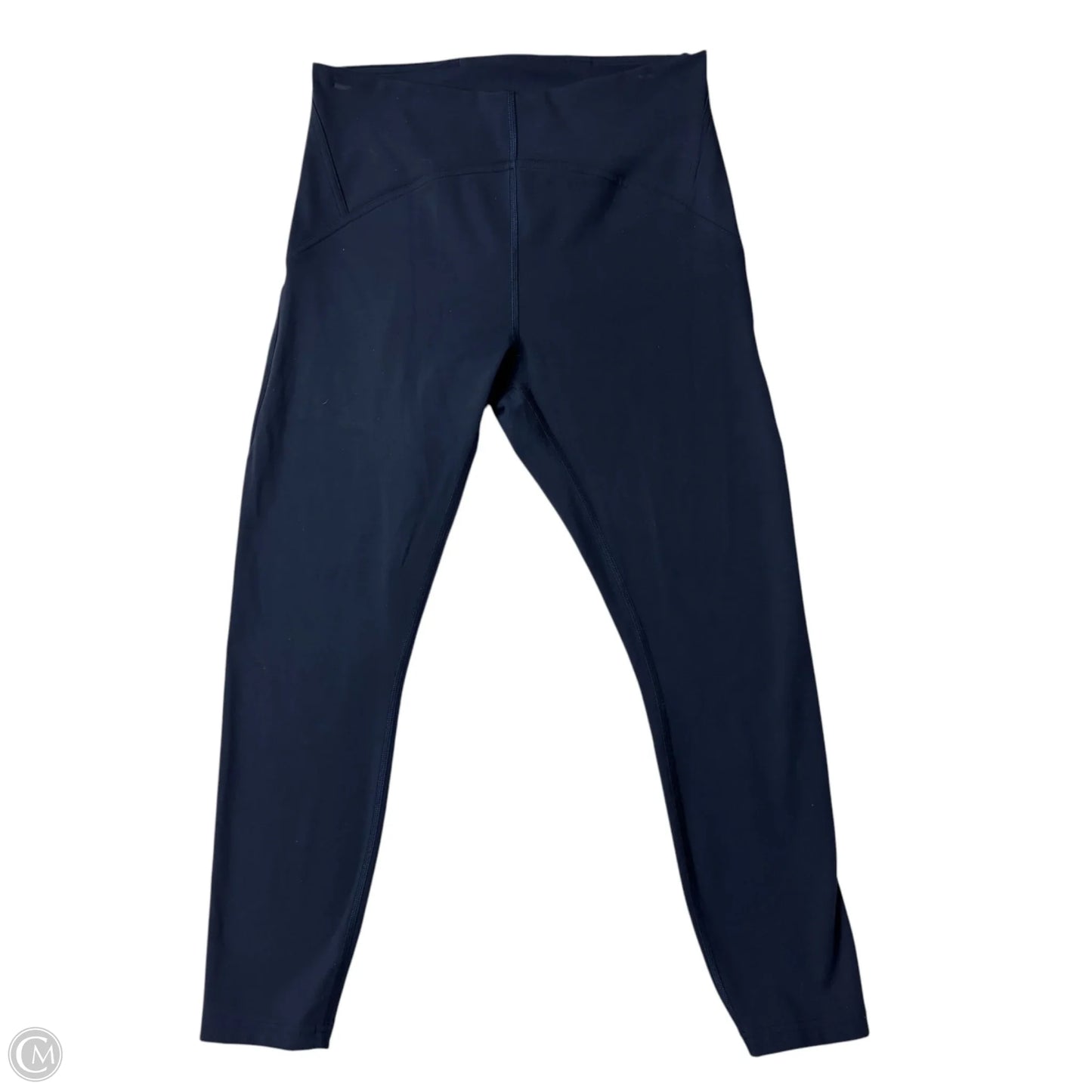 Athletic Leggings Capris By Lululemon In Navy, Size: M