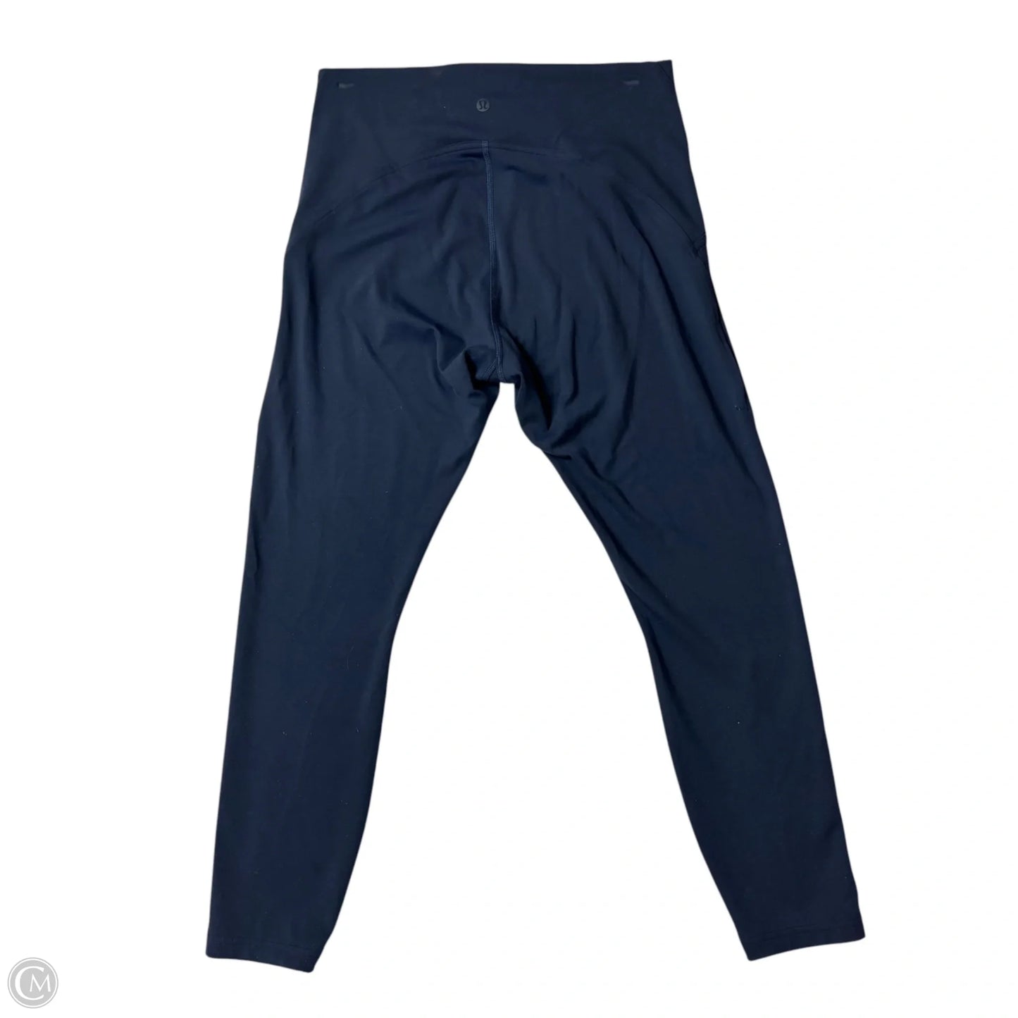 Athletic Leggings Capris By Lululemon In Navy, Size: M