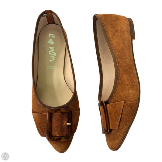 Shoes Flats By Le Martin In Brown, Size: 7.5