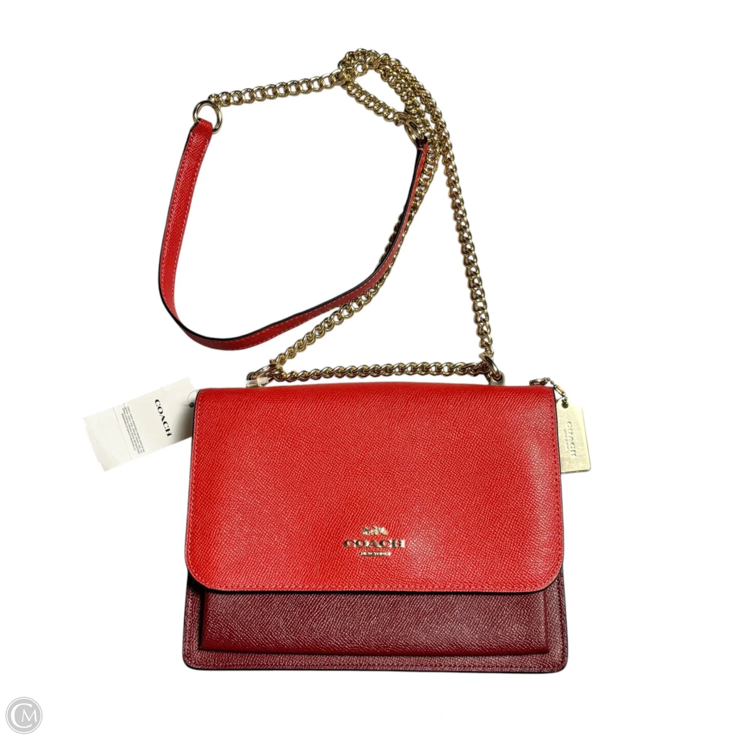 Crossbody Designer By Coach, Size: Medium