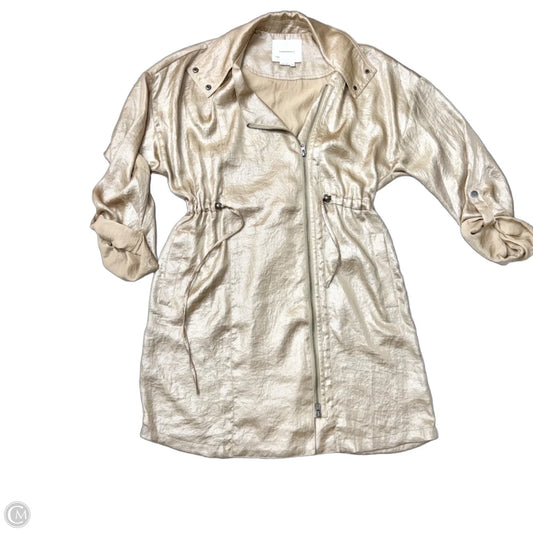 Dress Casual Midi By Anthropologie In Gold, Size: Xs