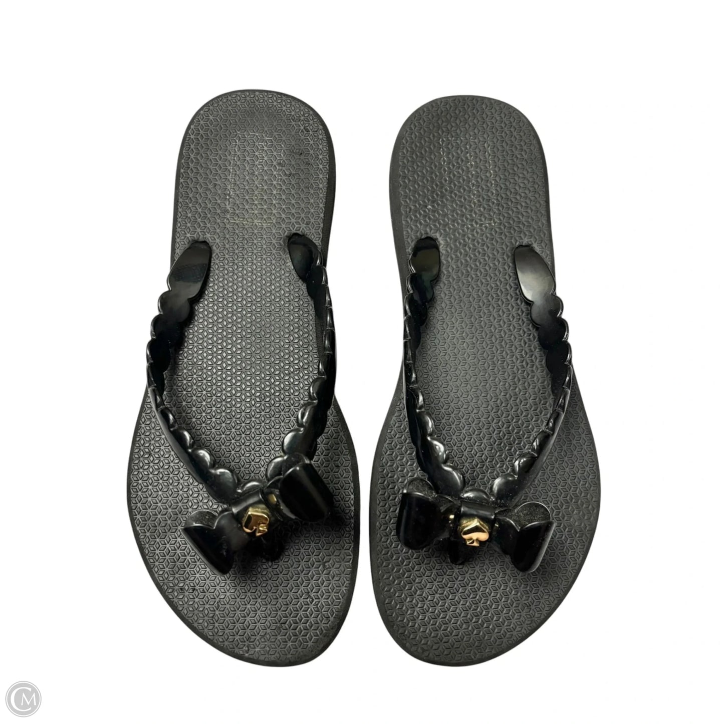 Sandals Designer By Kate Spade In Black, Size: 7