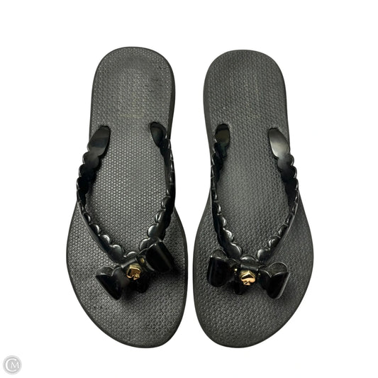 Sandals Designer By Kate Spade In Black, Size: 7