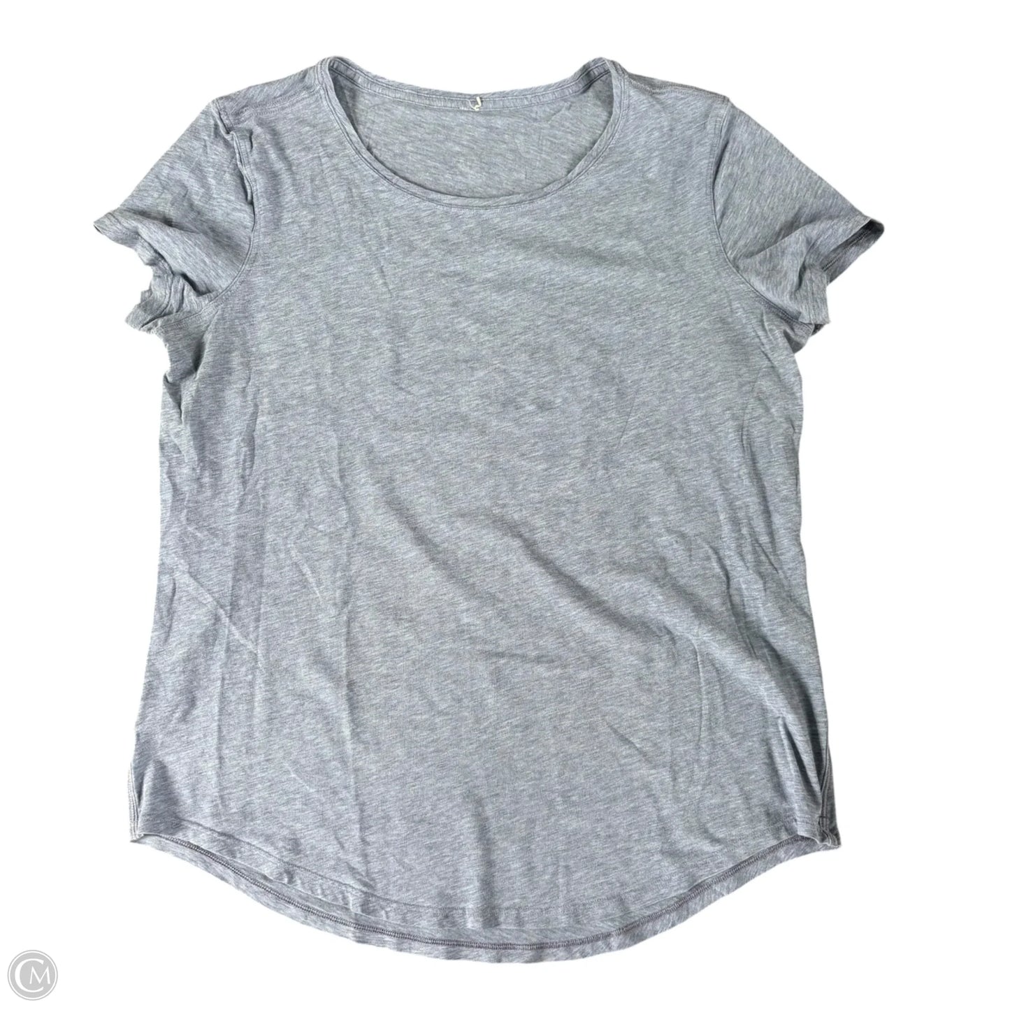 Athletic Top Short Sleeve By Lululemon In Blue, Size: S