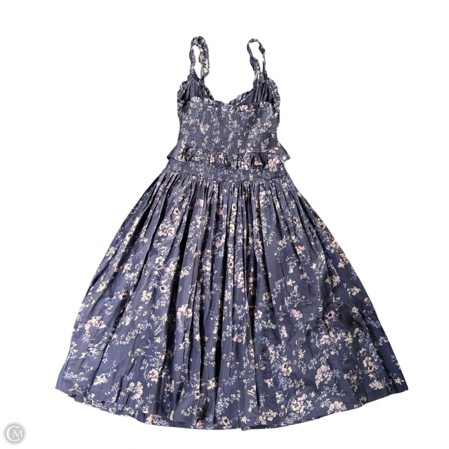 Dress Casual Midi By Anthropologie In Purple, Size: M