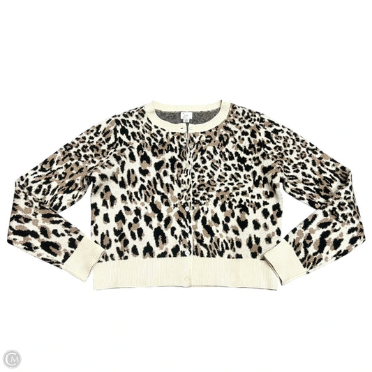 Cardigan By A New Day In Animal Print, Size: Xs