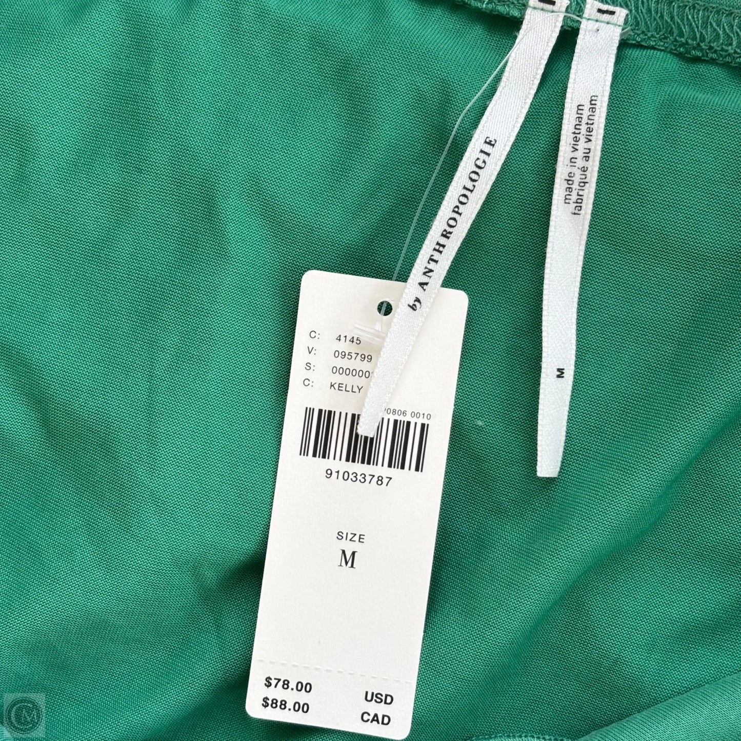 Dress Casual Short By Anthropologie In Green, Size: M
