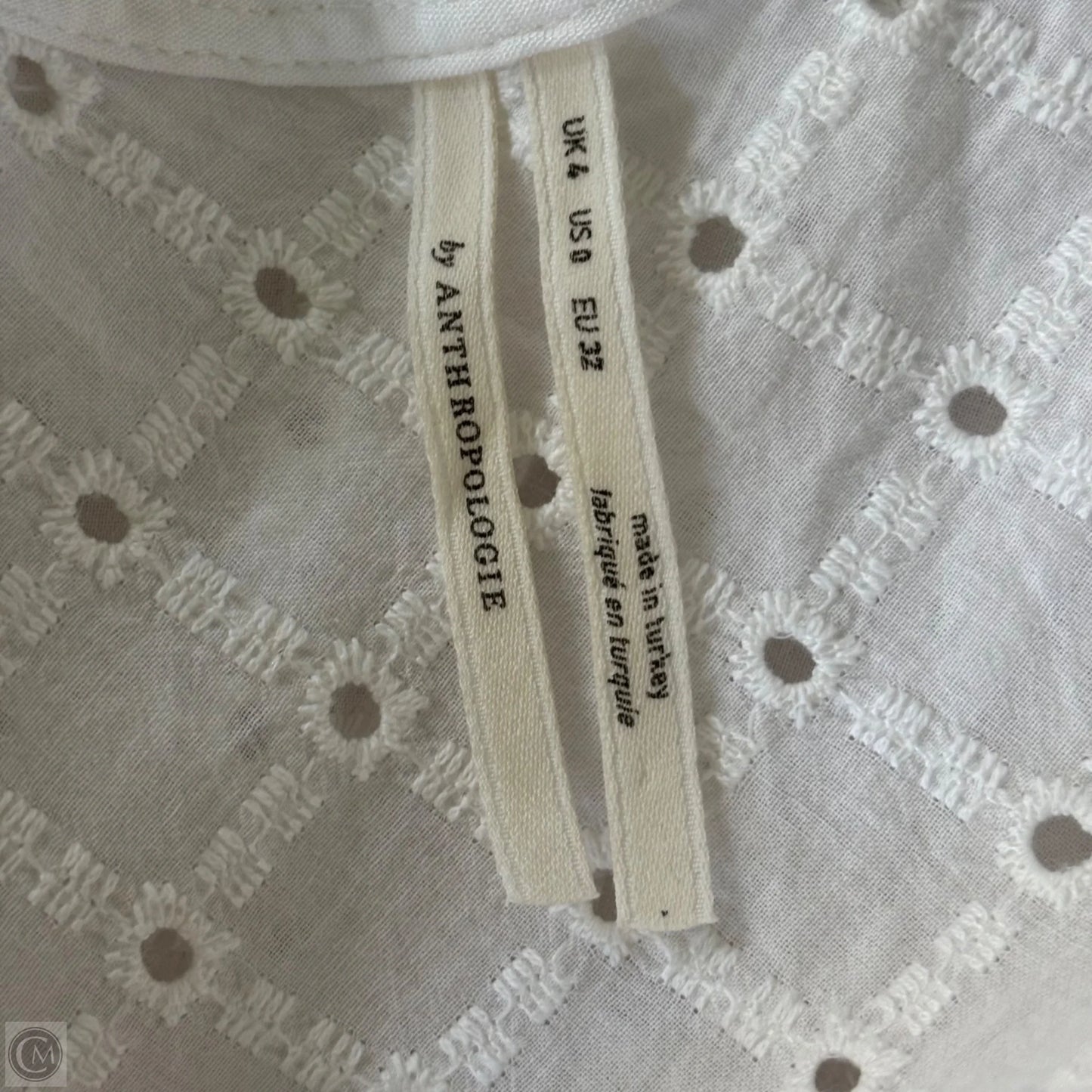 Dress Casual Midi By Anthropologie In White, Size: Xs