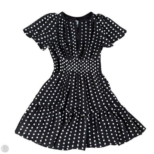 Dress Casual Midi By Anthropologie In Black & White, Size: Xxs