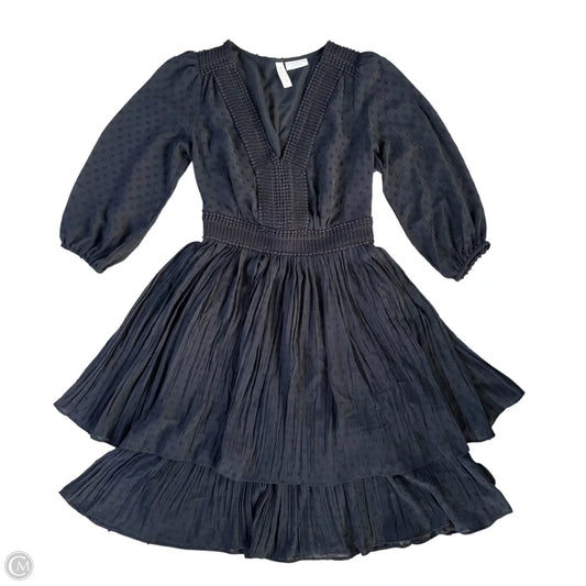 Dress Casual Midi By Anthropologie In Black, Size: Xs