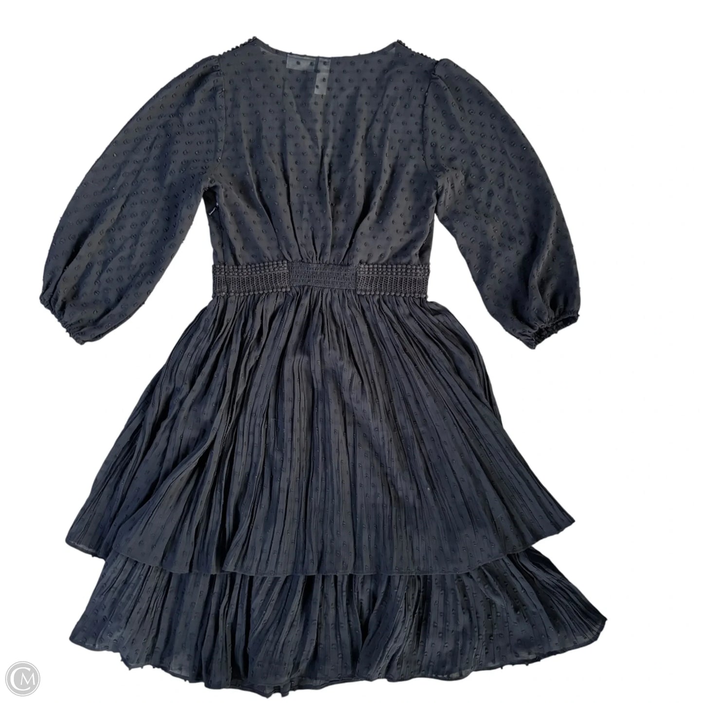 Dress Casual Midi By Anthropologie In Black, Size: Xs