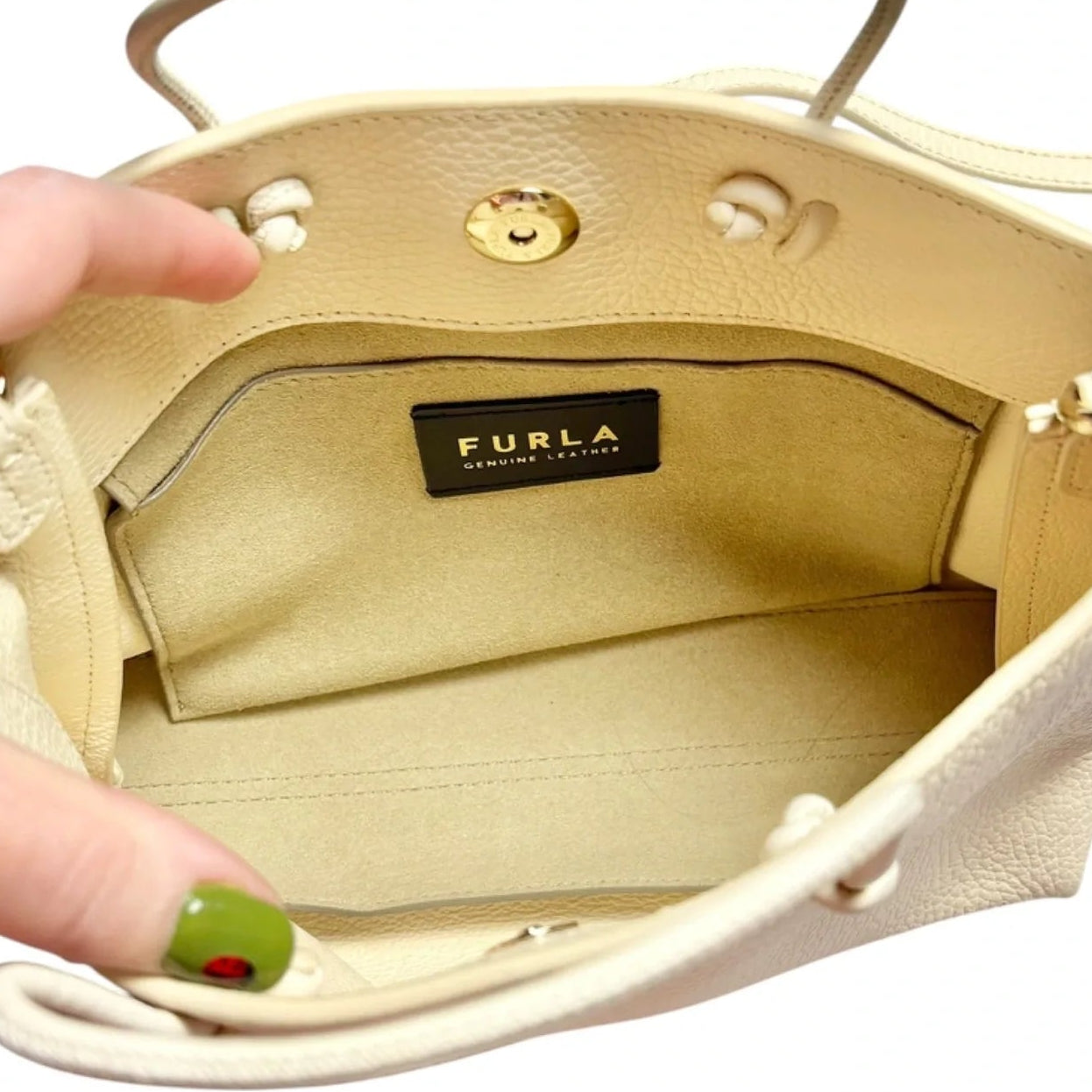 Handbag Luxury Designer By Furla, Size: Small