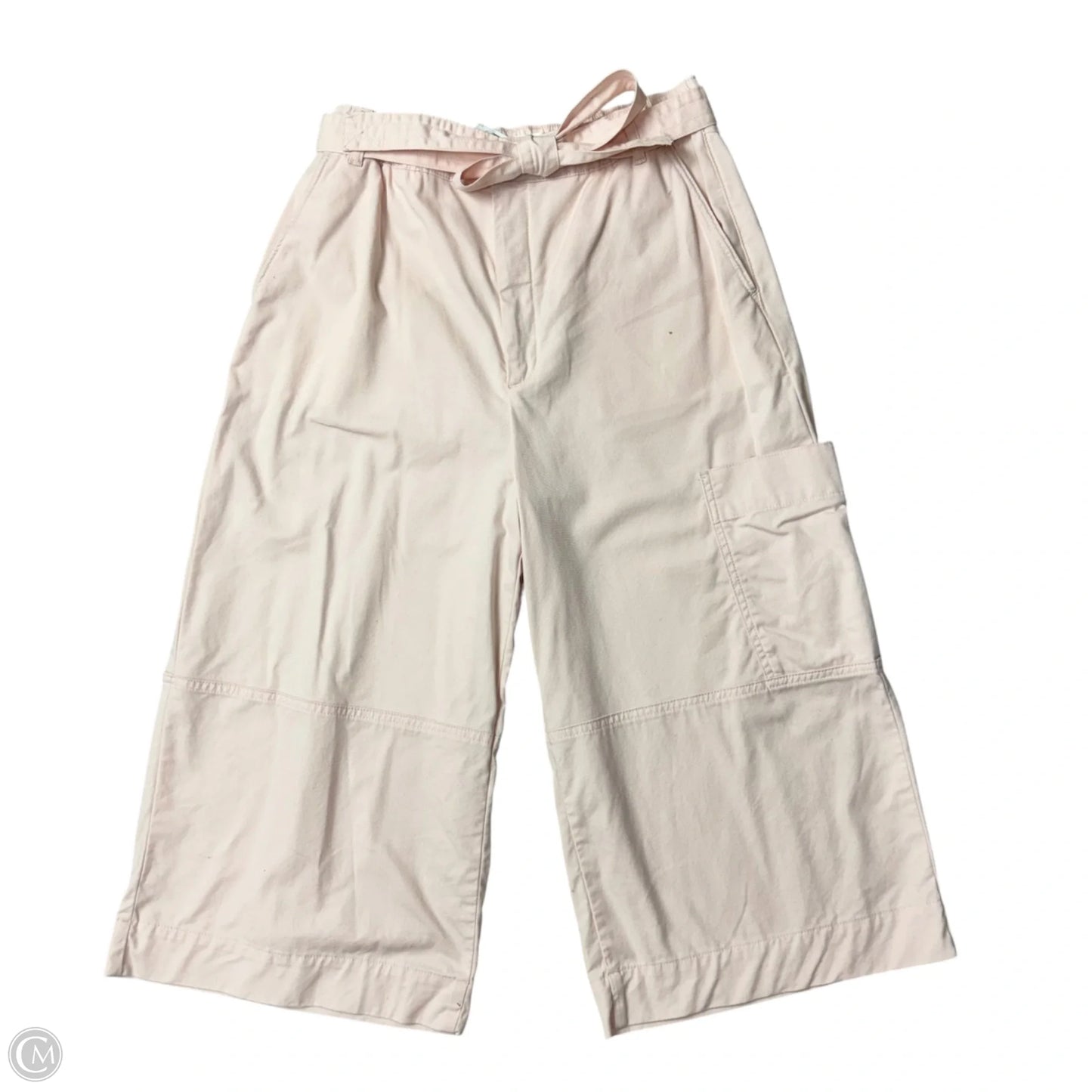 Pants Cropped By Maeve In Pink, Size: M