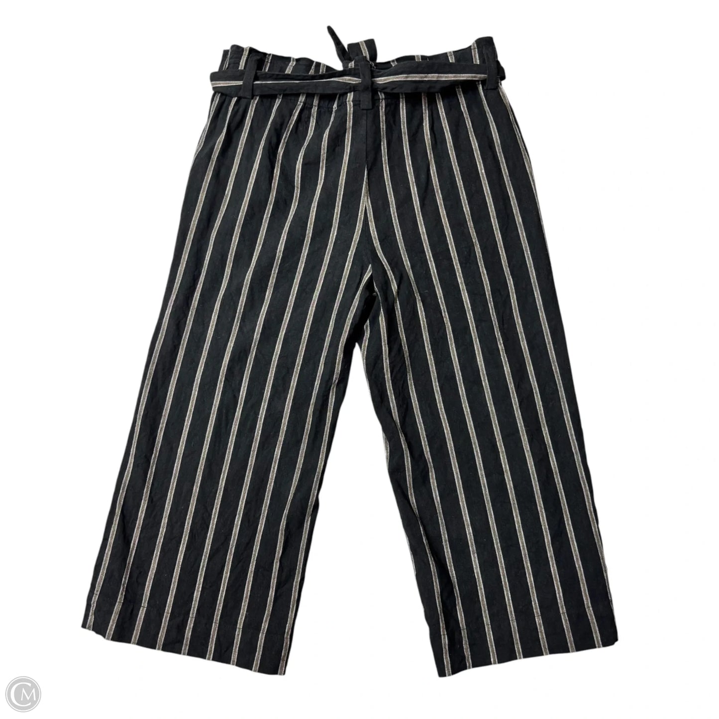 Pants Cropped By J. Jill In Black & Tan, Size: S