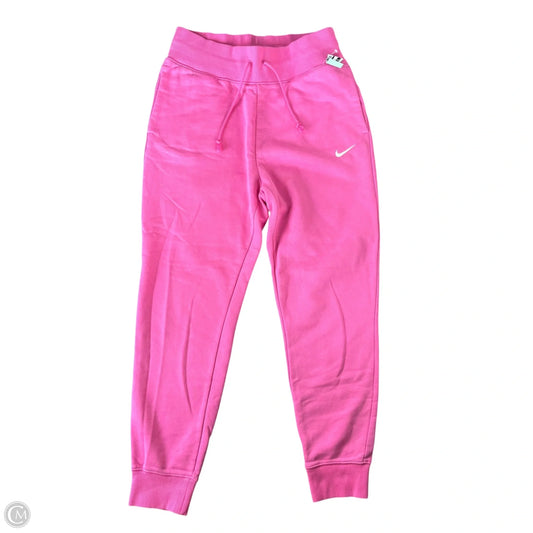 Athletic Pants By Nike Apparel In Pink, Size: M
