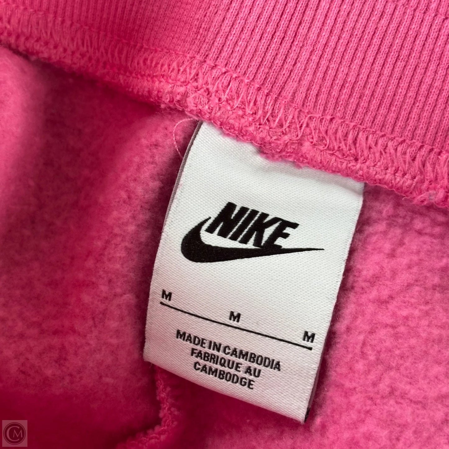 Athletic Pants By Nike Apparel In Pink, Size: M