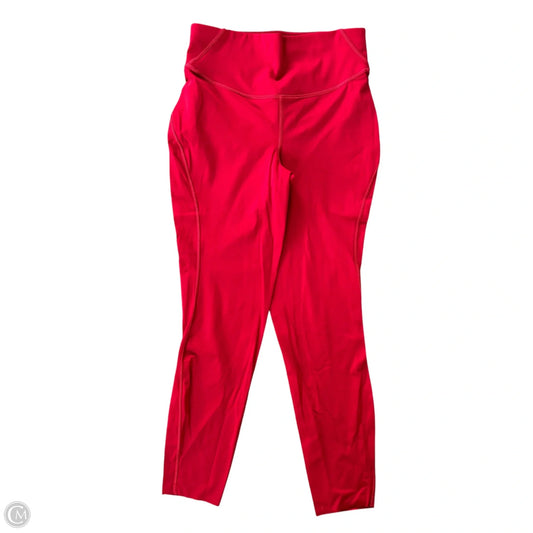 Athletic Capris By Lululemon In Red, Size: M