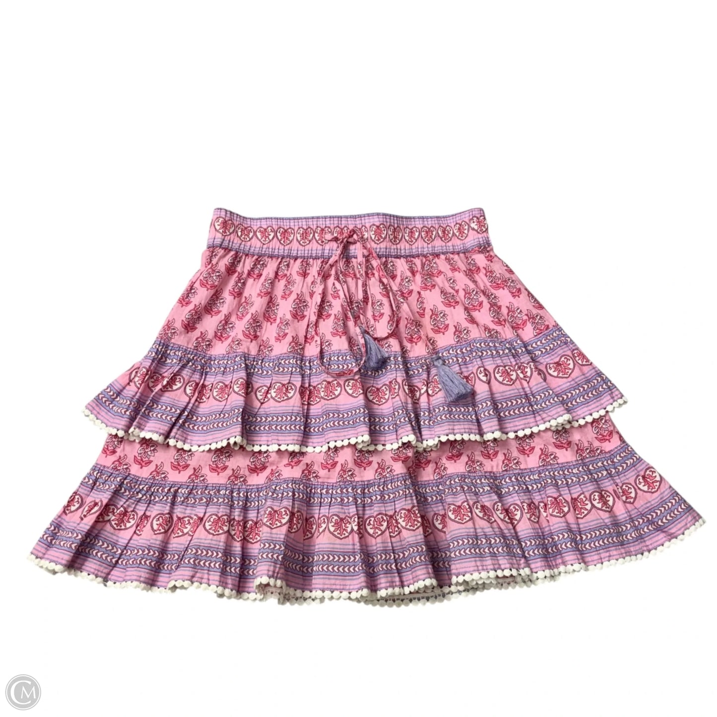 Skirt Mini & Short By Bindu In Pink & Purple, Size: S