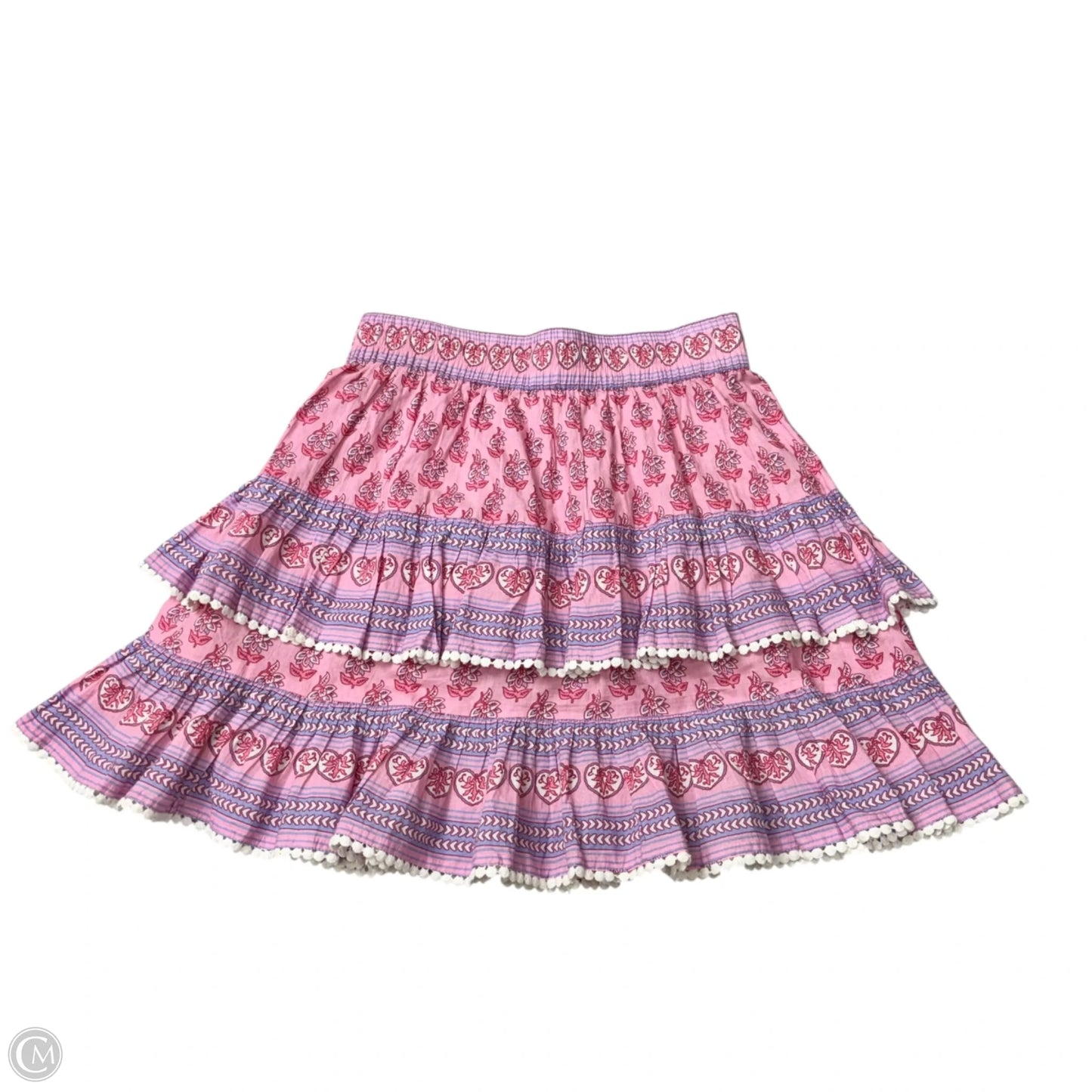 Skirt Mini & Short By Bindu In Pink & Purple, Size: S