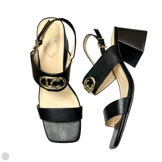 Sandals Heels Block By Liz Claiborne In Black, Size: 10
