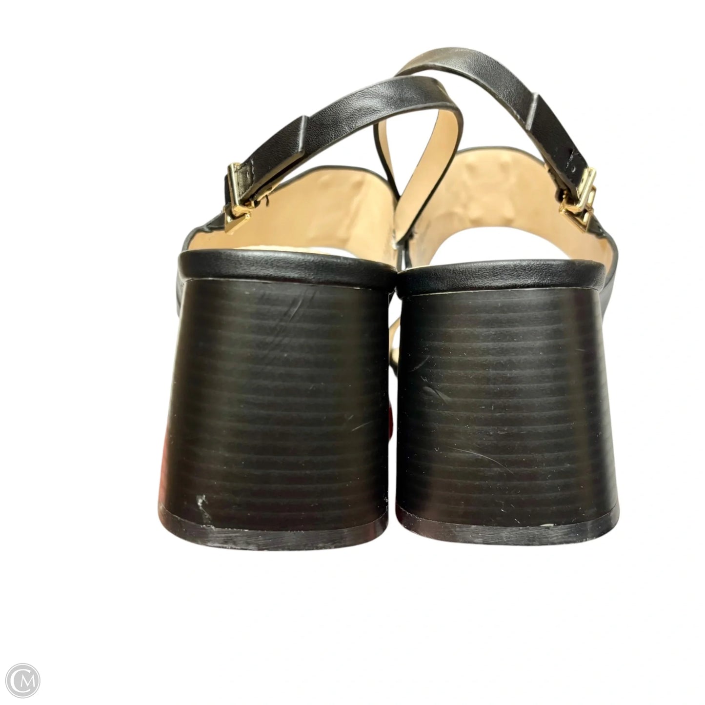 Sandals Heels Block By Liz Claiborne In Black, Size: 10